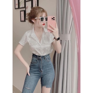 Áo sơ mi lụa LV mềm mịn