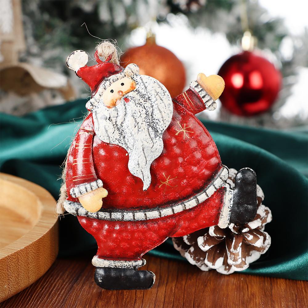 Phụ Kiện Trang Trí Giáng Sinh Hình Ông Già Noel Hoạt Hình