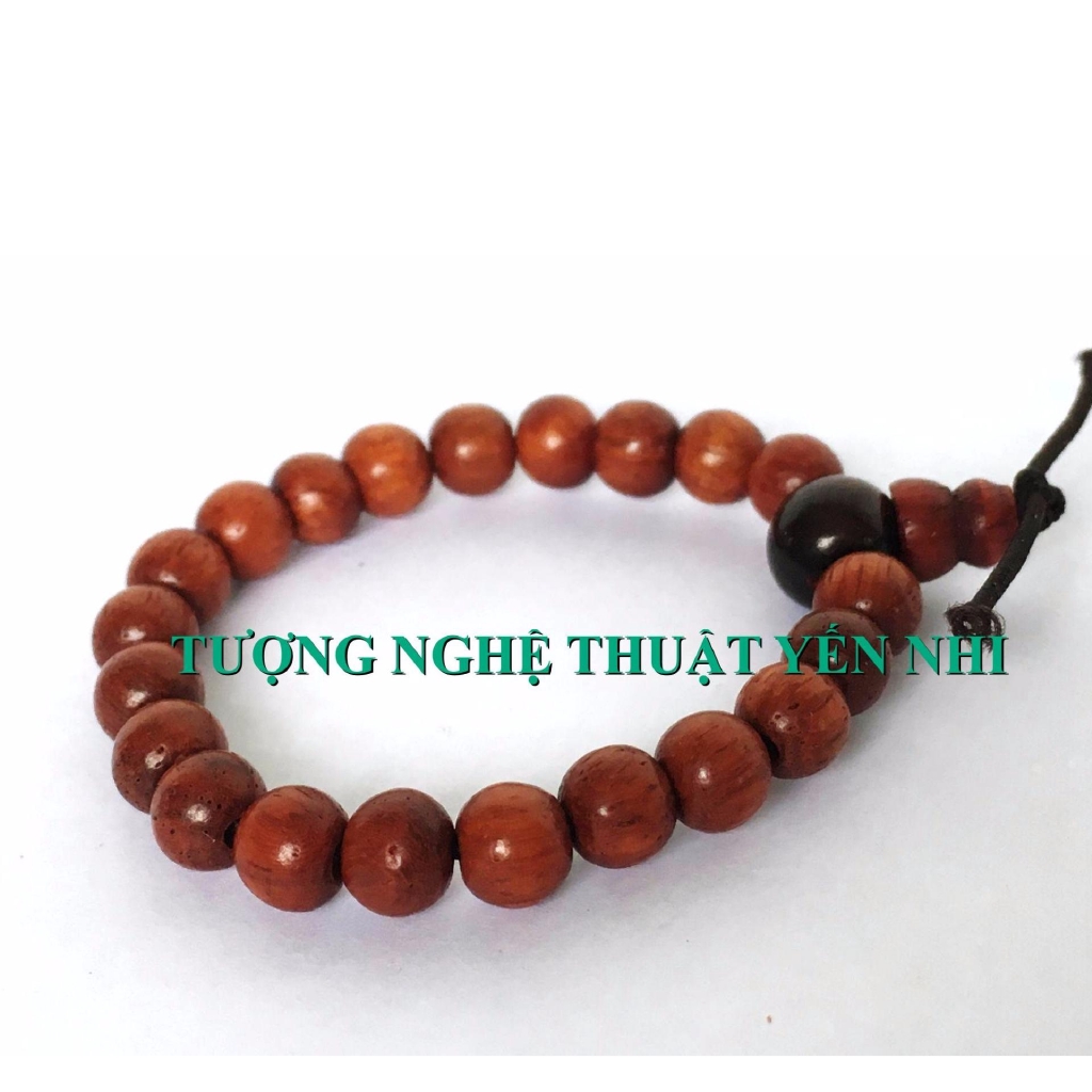 Vòng tay phong thủy gỗ Hương hạt 6mm cho trẻ em dưới 5 tuổi