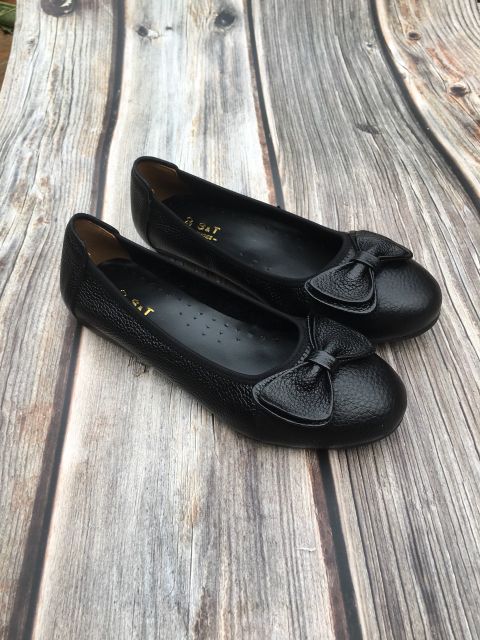 Giày nữ da bò thật đế bệt bảo hành da 1 năm | BigBuy360 - bigbuy360.vn