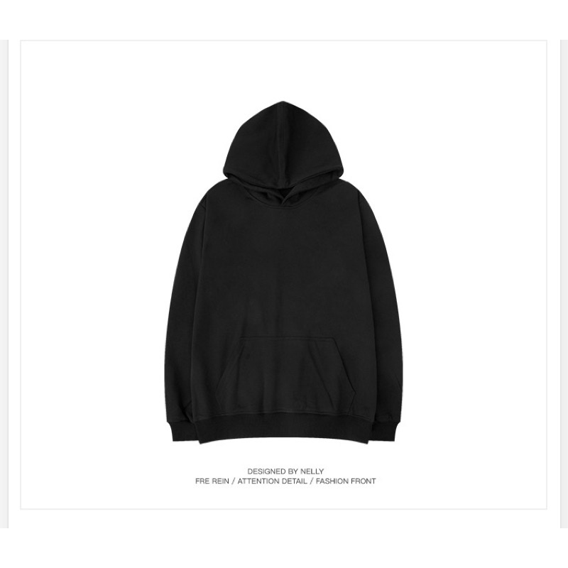 Áo nỉ hoddie Nelly da cá phong cách unisex
