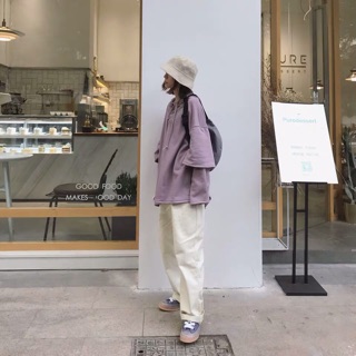 Áo Nỉ Oversize Ulzzang ( Có ảnh thật )