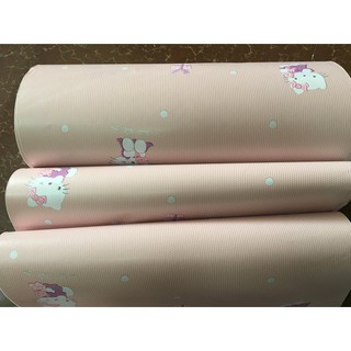 Combo 5m giấy decal cuộn Hello Kitty 1 BINBIN DT106 (Kích thước : 45x500cm)