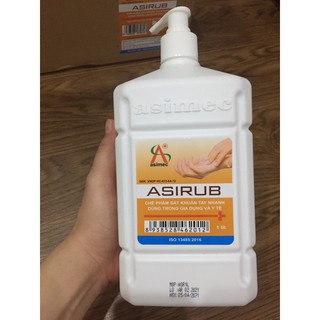 Nước rửa tay khô sát khuẩn ASIRUB 1000ML hàng chính hãng, không hại da tay, mùi hương dễ chịu | BigBuy360 - bigbuy360.vn