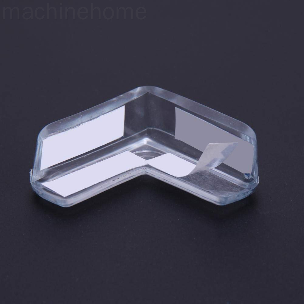 Set 4 miếng nhựa Pvc trong suốt bọc góc bàn tiện lợi bảo vệ an toàn cho bé