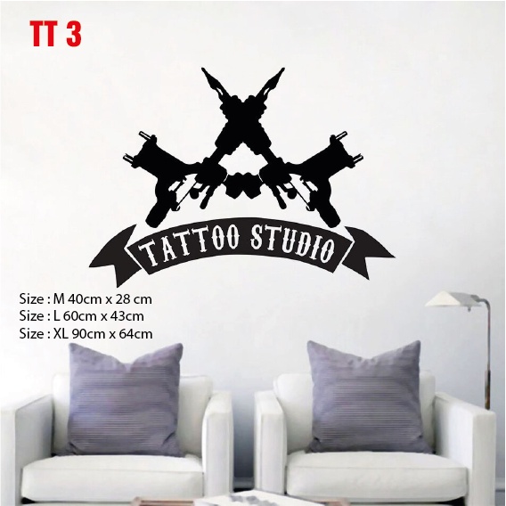 Decal in trang trí Tattoo Studio , thu hút khách hàng, tạo điểm nhấn, tăng doanh thu  P1
