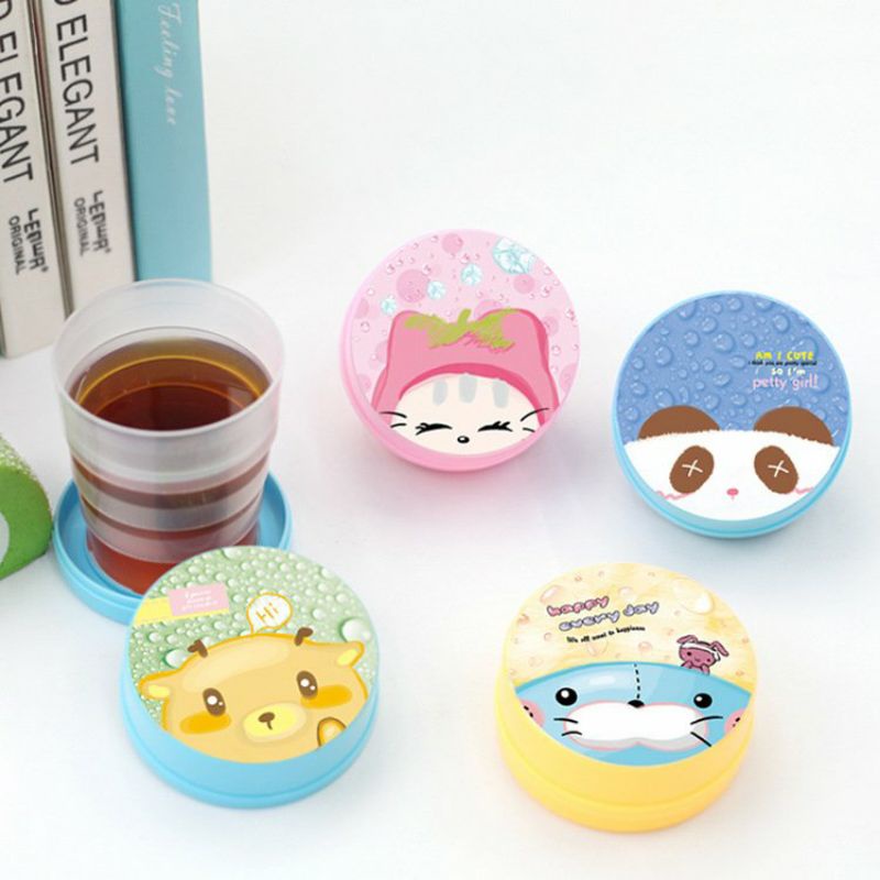 Ly nước gấp gọn hình thú
