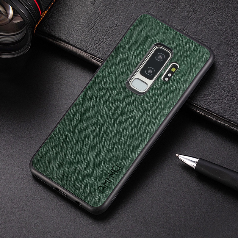 Ốp Lưng Chất Liệu TPU Phối Da Cho Samsung Galaxy S8 S9 Plus Samsung Galaxy S8 S9 Plus Note 9 10 2022