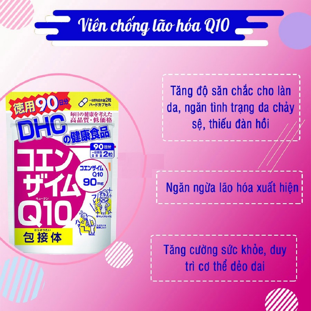 Viên uống Chống lão hóa trẻ da DHC COENZYME Q10