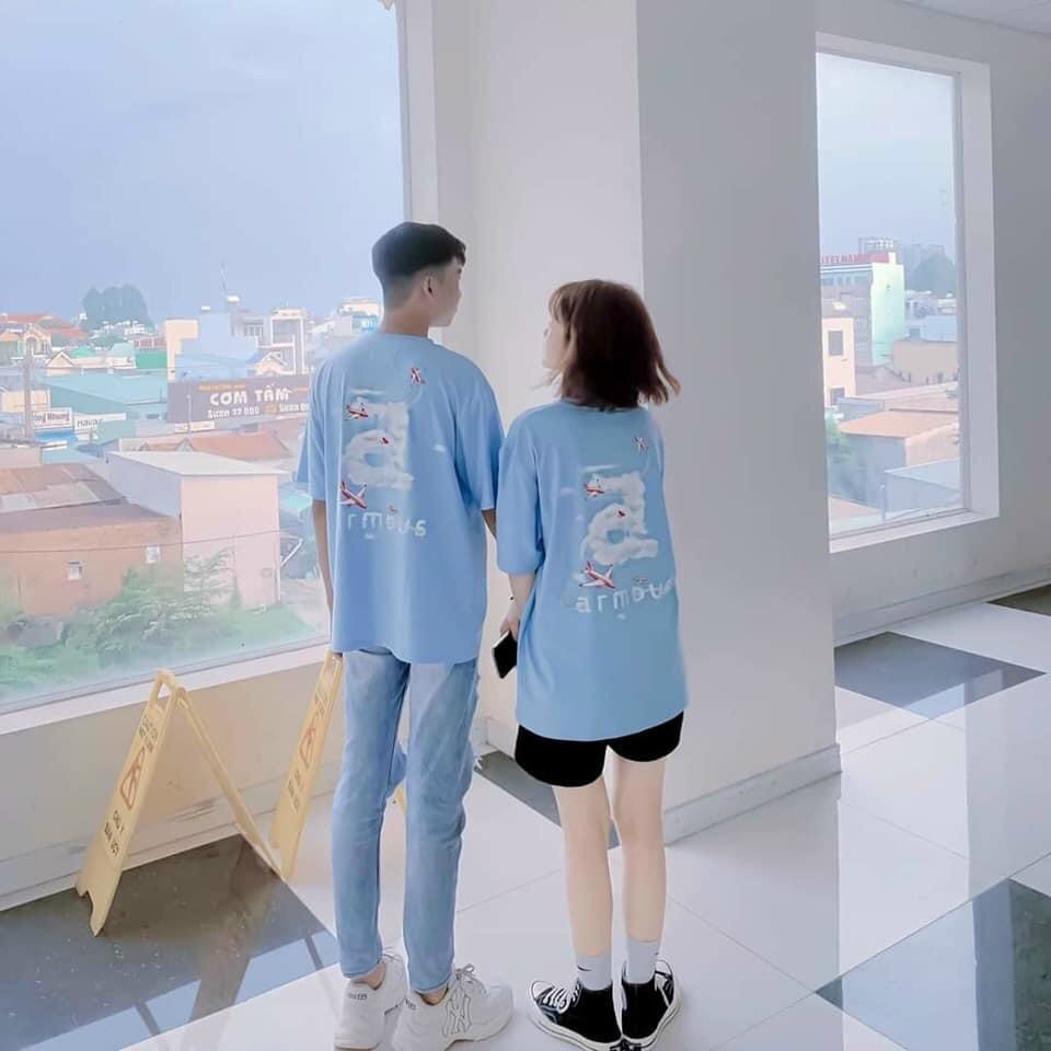 [BÁN CHẠY]Áo Phông Xanh Armo fom rộng chất Đẹp unisex Nam Nữ TP912117