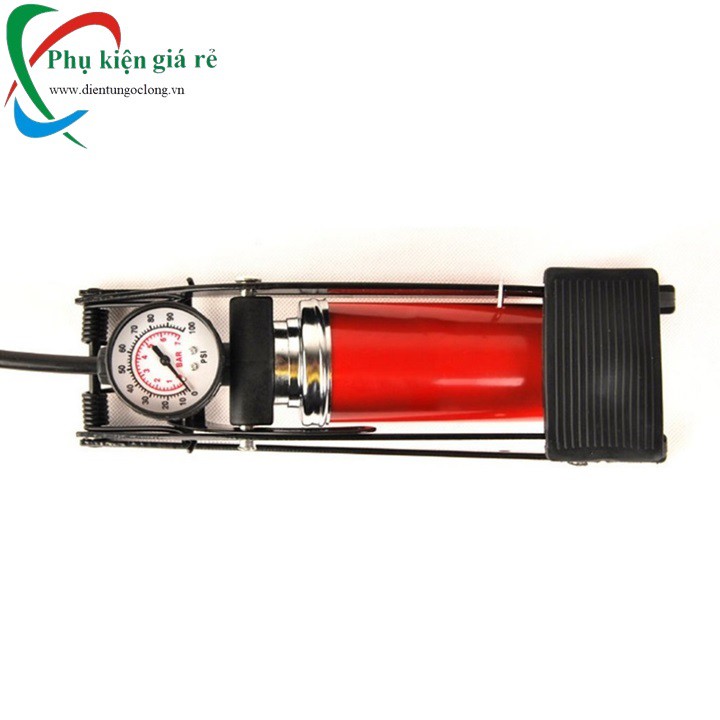 Bơm Bánh Xe Đạp 1 Ống SY-920 Màu Đỏ