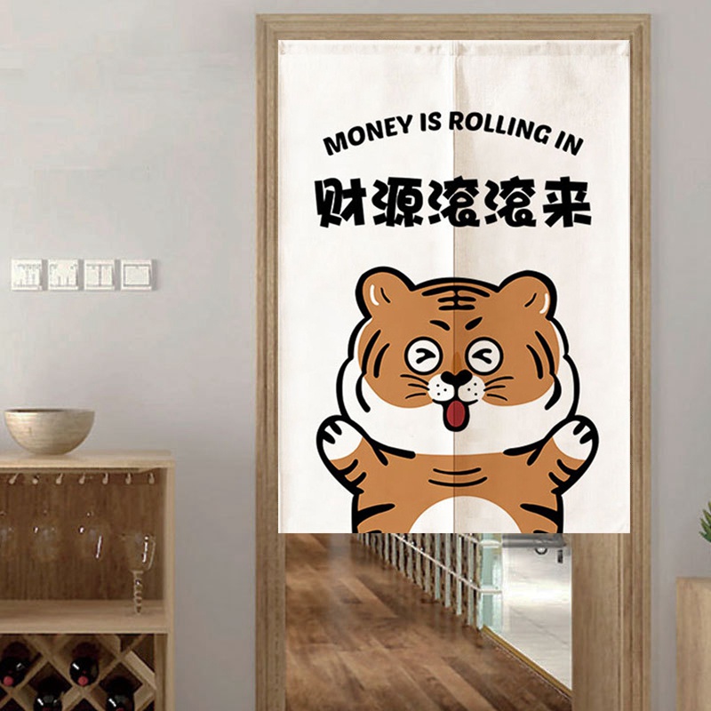 Rèm Cửa Nhà Bếp Họa Tiết Hoạt Hình Kiểu Nhật Bản Dễ Thương