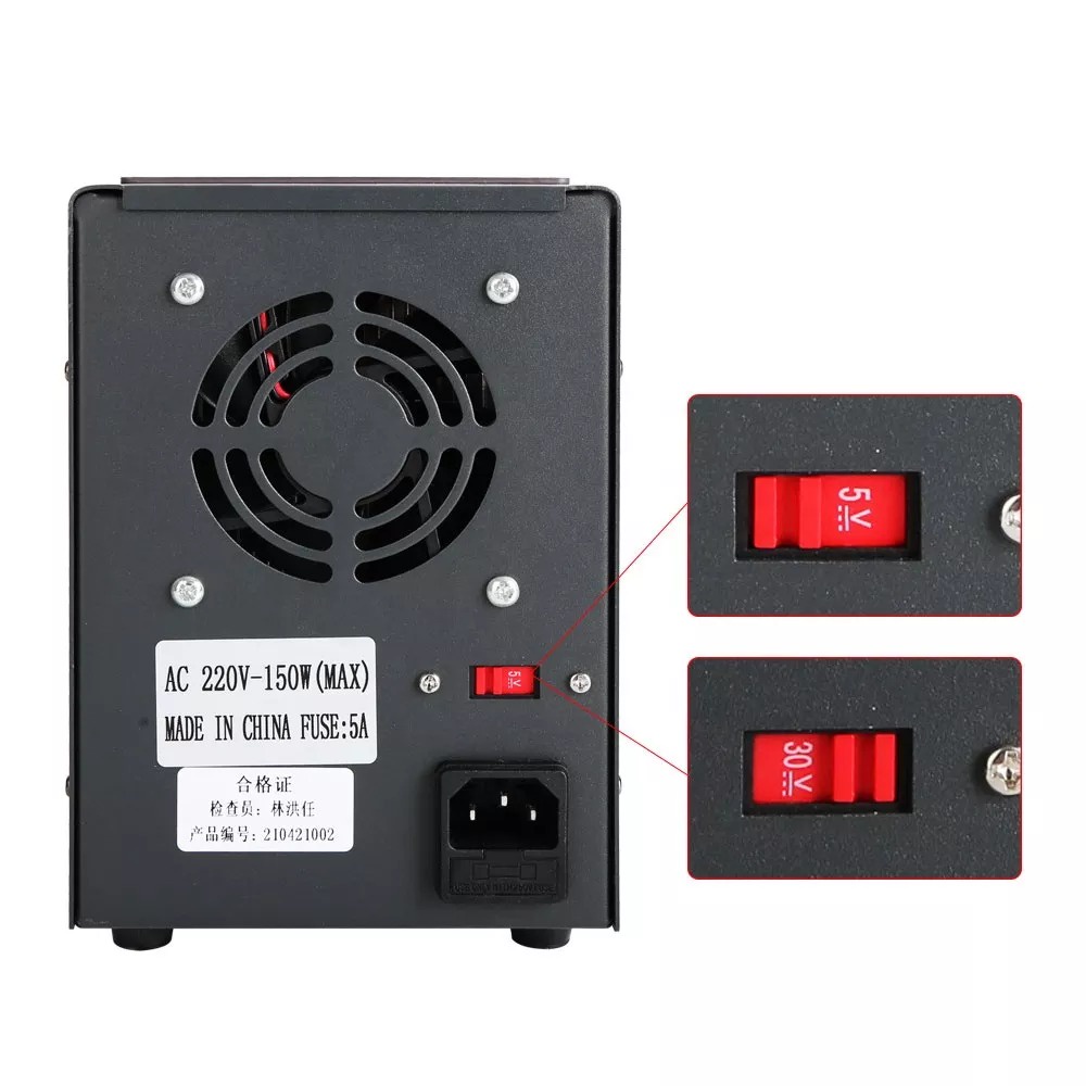 Máy cấp nguồn Sugon 3005D đồng hồ Led 4 số 30V-5A