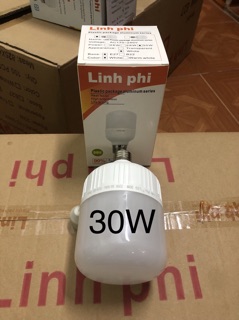 Combo 10 Bóng Trụ Led 30W đui xoáy e27.