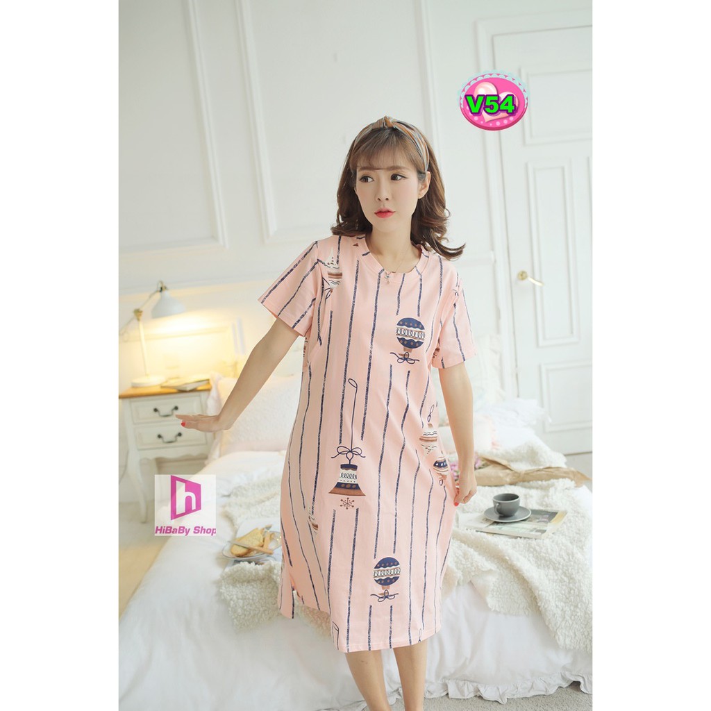 Váy Bầu Sau sinh cho con bú V54