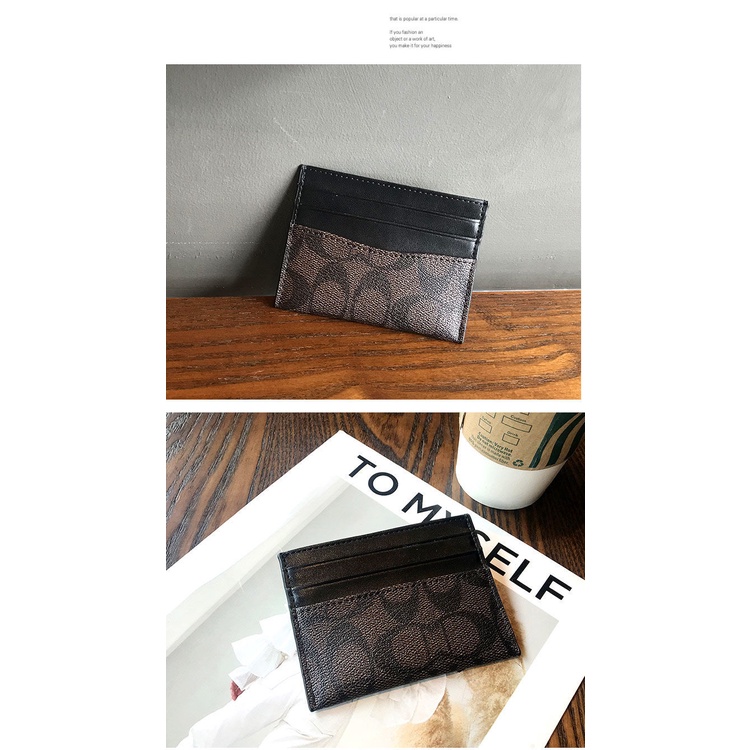 Ví Đựng Thẻ Bằng Da Bò Chất Lượng Cao Phong Cách Đơn Giản