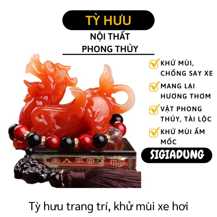 GIÁ SỈ Tì hưu để bàn phong thủy, khử mùi trên xe hơi hiệu quả chống xay xe, mang lại hương thơm dễ chịu 5020