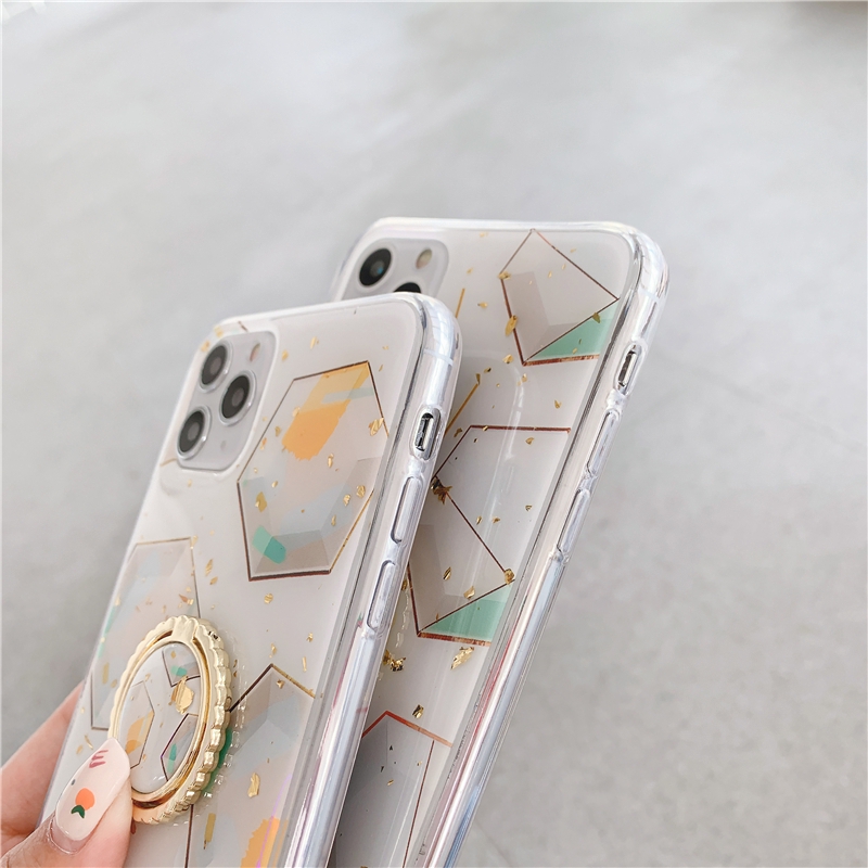 Ốp iphone - Ốp lưng Tứ giác sắc màu kèm ring 6/6s/6plus/6splus/7/8/7plus/8plus/x/xs/xsmax/11/11pro max-Awifi Case U1-3