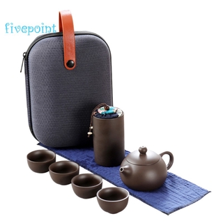 Bộ tách uống trà bằng gốm tiện dụng cho du lịch