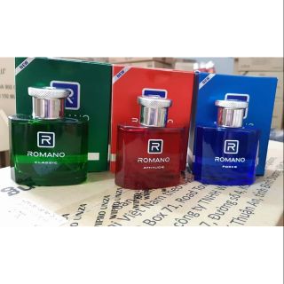 Nước hoa nam Romano 50ml(3 mùi)
