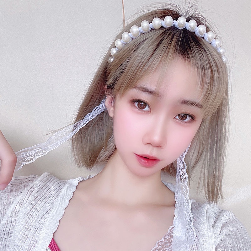 Băng Đô Cài Tóc Đính Nơ Phong Cách Pháp Thanh Lịch Cho Nữ
