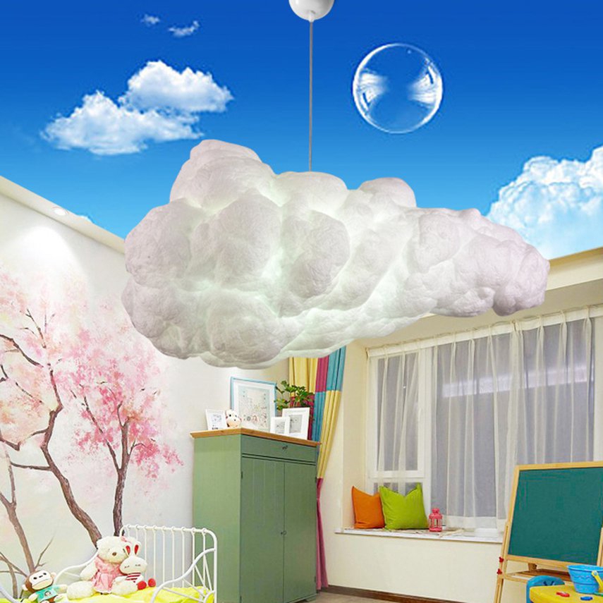 💖Đèn Trần Hình Đám Mây Sáng Tạo