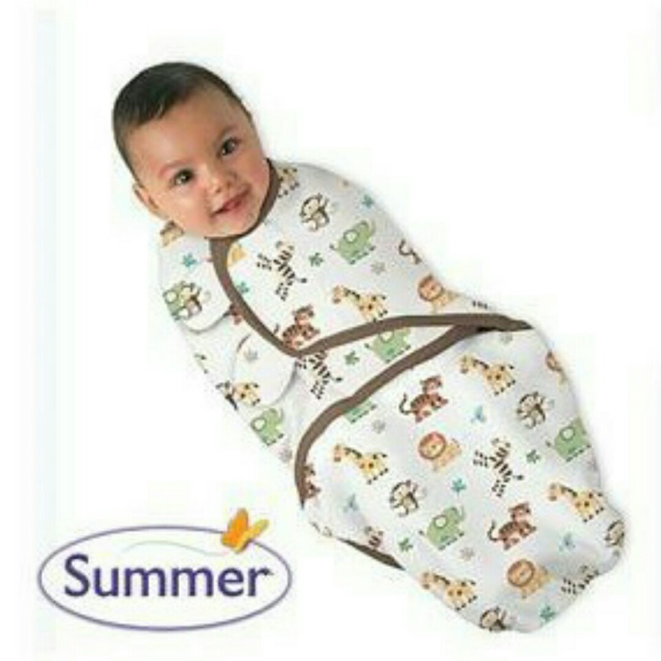 Ủ kén sơ sinh100% cotton Swaddle Summer cho bé