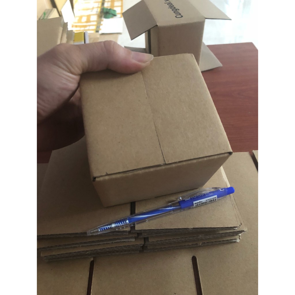 Combo 50 thùng hộp carton 10 x 10 x 8 cm