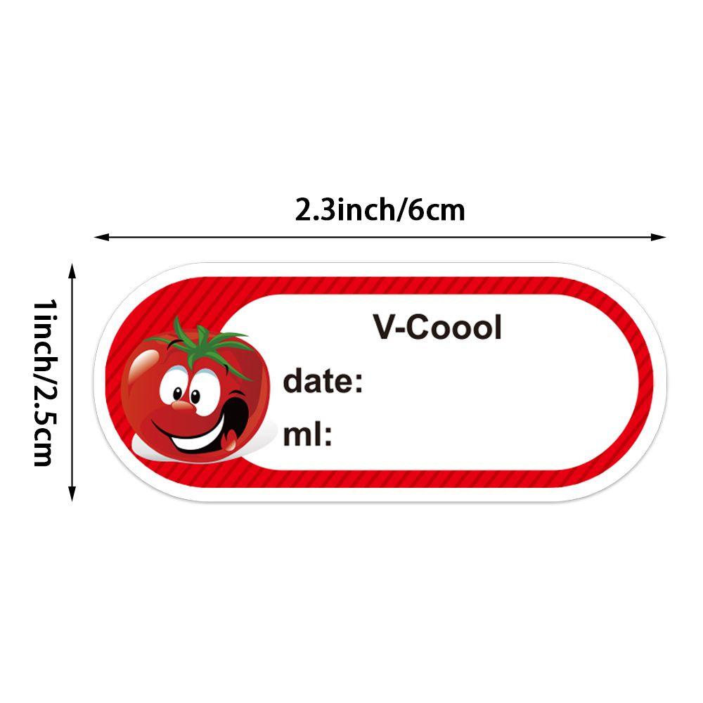 Cuộn 250 Hình Dán Trái Cây Trang Trí Bao Thư DIY