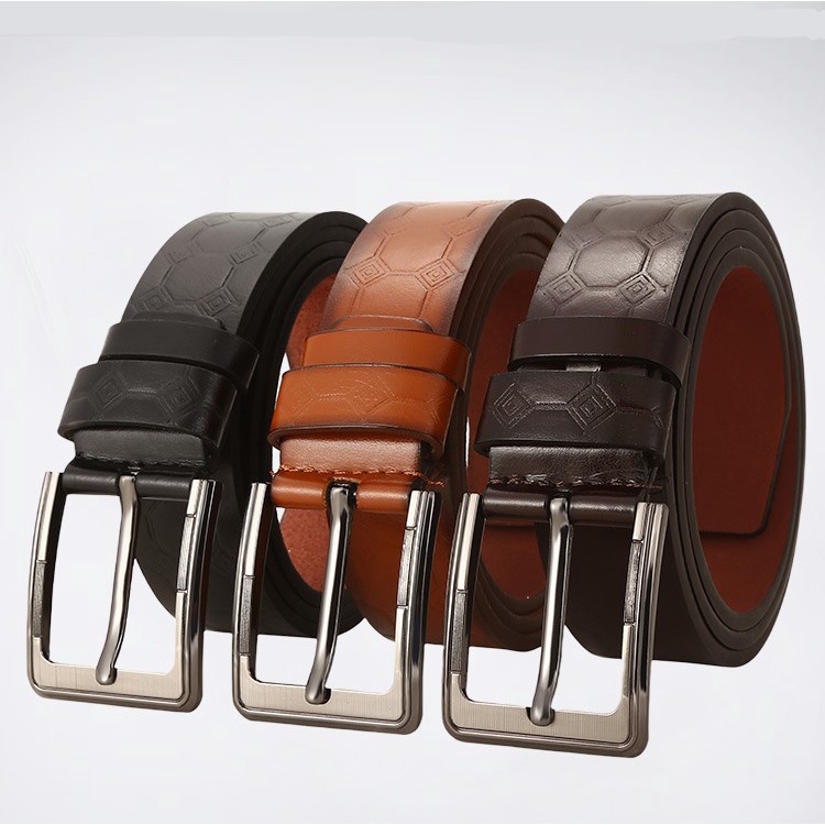 Thắt lưng nam cao cấp Hàn Quốc siêu bền, dây lưng nam khóa cài sang trọng, dây nịt nam dài 120cm vừa tất cả cỡ bụng TL05