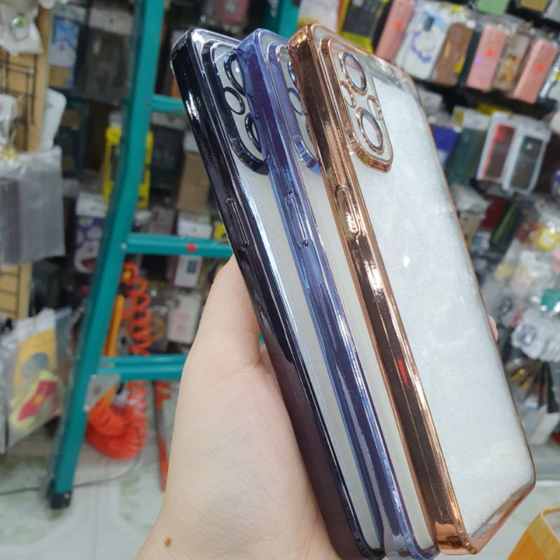 Ốp điện thoại Oppo Reno 7Z/A96 dẻo viền màu lưng trong