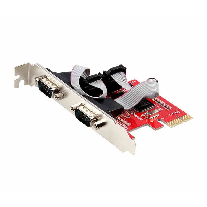 Card PCI-e to 2 cổng Com (RS232) Unitek Y-7504 chính hãng