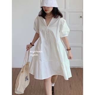 Đầm babydoll xoè phồng
