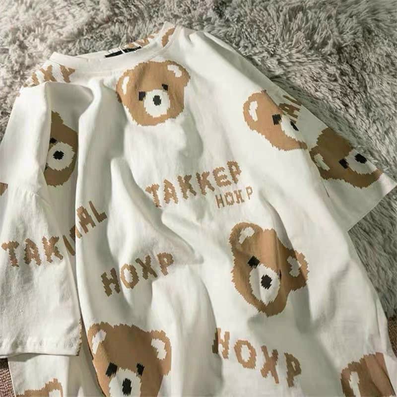 Áo phông đầu gấu baby cutte ( video hình )