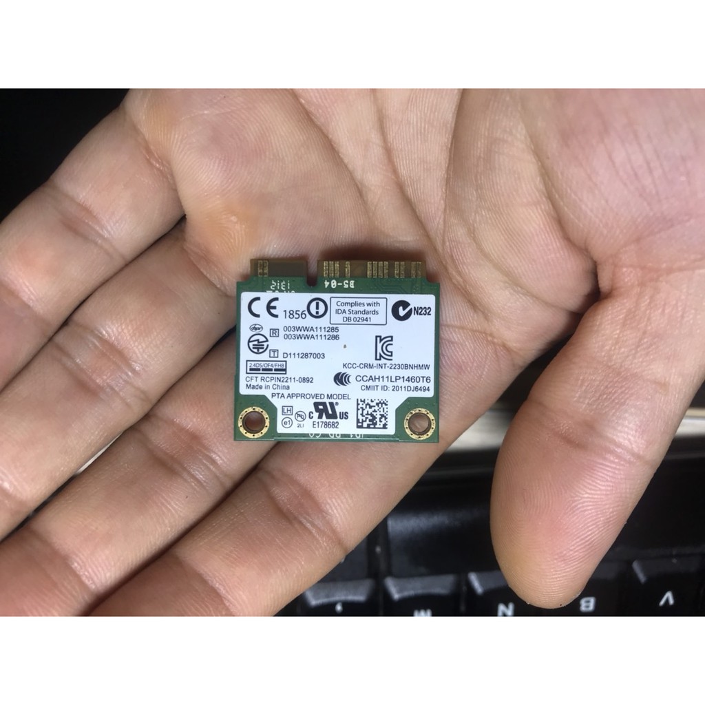 Card Mạng không dây cho laptop 2.4 GHz 5 Wifi Broadcom intel boardcom Qualcom Realtek Wireless Bluetooth laptop all