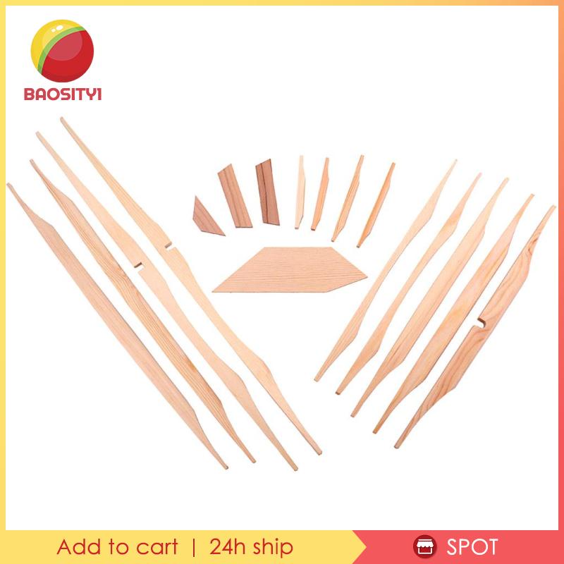 Set 1 / 17 Dụng Cụ Bằng Gỗ Chuyên Dụng Cho Đàn Guitar DIY #1