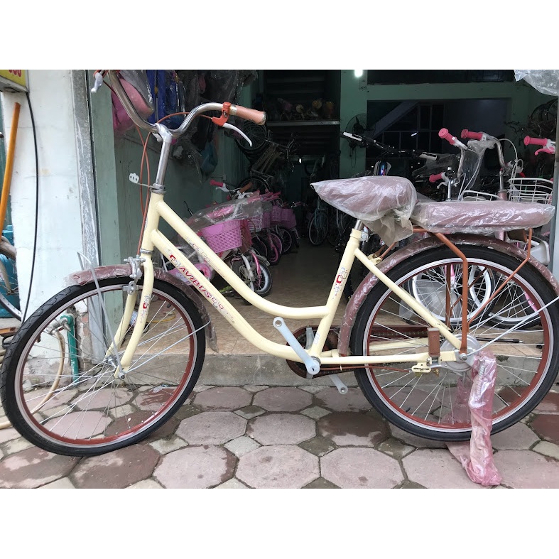 Xe đạp nữ AVIBUS, xe đạp mini bánh 24 inch chính hãng- GAING SƠN BIKE