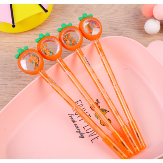 Bút kim tuyến cà rốt BKT45 viết gel