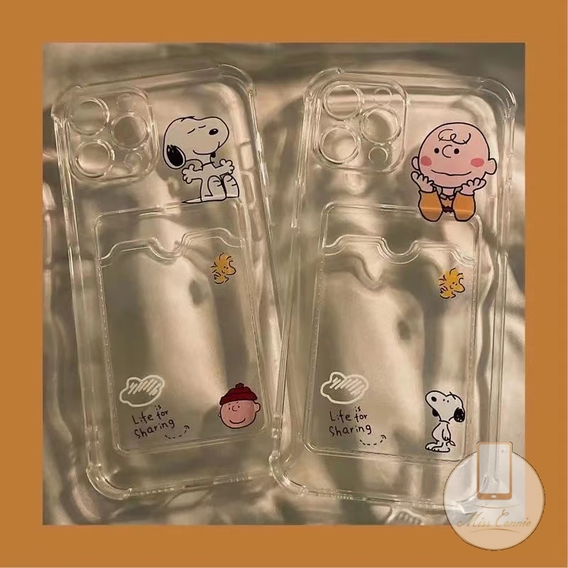 Ốp Điện Thoại TPU Mềm Trong Suốt In Hình Snoopy Cho iPhone 6 6s 7Plus 8Plus 7 8 SE 2020 11 12 13 14 Pro Max XR X XS Max