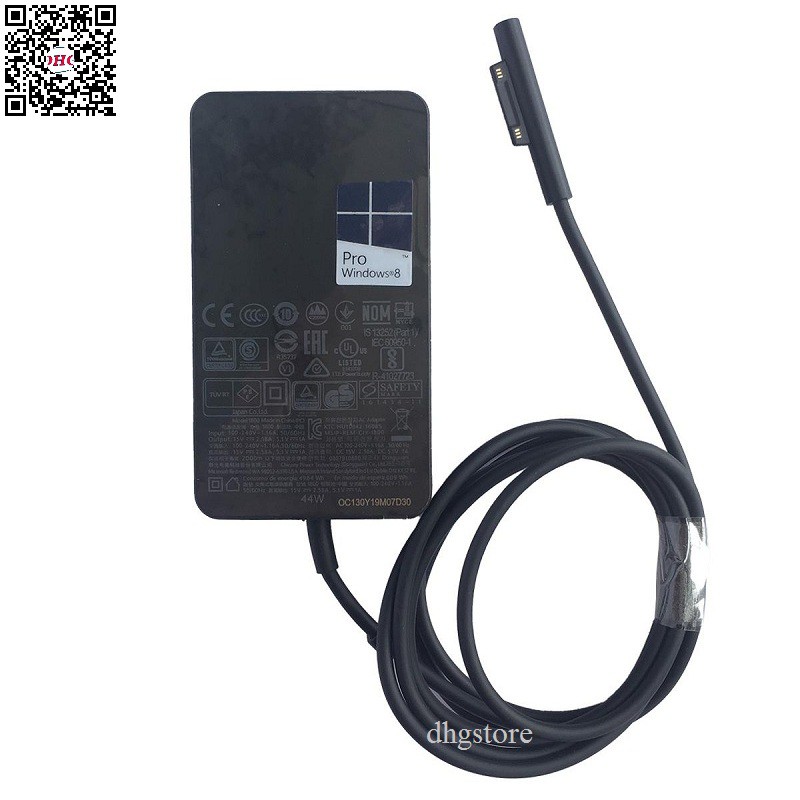 Sạc Microsoft Surface Pro 4, Pro 5, Pro 6, Pro 7, Surface Go 15V-2.58A 44W 1800