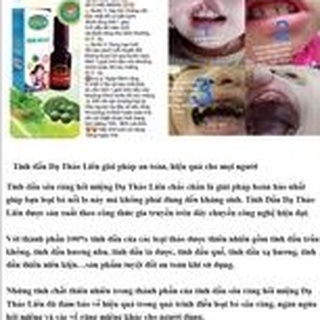 ( 20ml) Tinh Dầu Sâu Răng,Hôi Miệng DTL