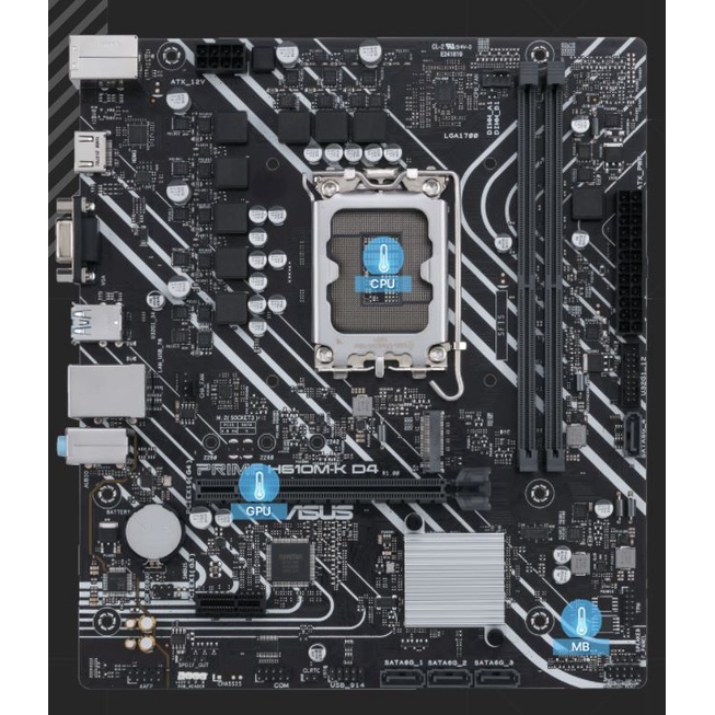 Main Asus PRIME H610M K D4 socket 1700 - Chính Hãng Viết Sơn Phân Phối