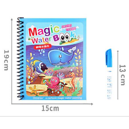 [Freeship] Đồ chơi vẽ màu nước tự xóa thần kỳ cho bé, ghép hình 2D