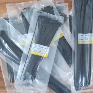 Dây rút nhựa đen & trắng có đủ kích cỡ / chất liệu nhựa polime dẻo dai, bền bỉ chịu lực & chịu nhiệt