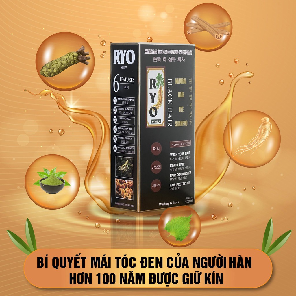 DẦU GỘI ĐEN TÓC 💇{HIỆU QUẢ NGAY LẦN ĐẦU}💇👉 Dầu gội phủ bạc  ĐEN TÓC chỉ  5-7 phút từ thảo dược  không  kích ứng dị ứng | BigBuy360 - bigbuy360.vn