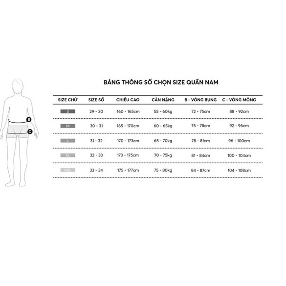 Quần short nam Owen Slimfit - ST22401