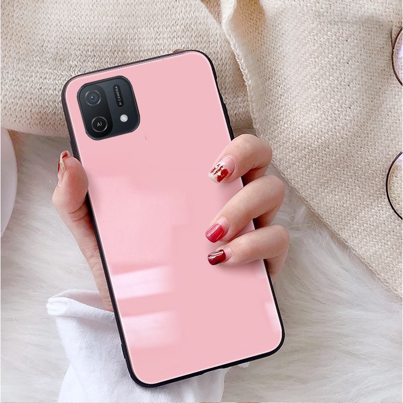 Ốp Lưng OPPO A16K Mặt kính gương sáng bóng cao cấp