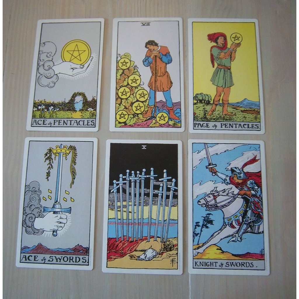 Bộ Bài Bói Giant Rider Waite Tarot Deck - Size gốc 9.5x16.5cm