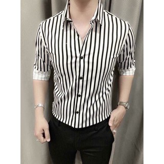 ÁO SƠ MI NAM CAO CẤP CHẤT THUN CO GIÃN MÂU MỚI 2018 MS0210A