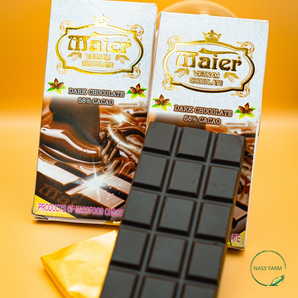 [VỊ NGỌT BÙI] Dark Chocolate MAIER Original,  Công thức bí quyết từ Đức, Sô cô la thật  - Thanh 55g